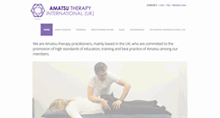 Desktop Screenshot of amatsutherapyintl.com